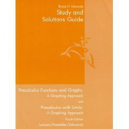 Student Solutions Guide for Larson/Hostetler's Precalculus with Limits [Paperback - Used]