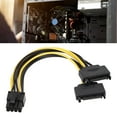 thumbnail image 3 of GPU Power Cables, Sturdy Durable 15pin To 8pin Power Cables Simple Operation  for Computer Accessories, 3 of 7