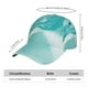 thumbnail image 2 of Balery Teal Turquoise 1 Gorra de béisbol de tamaño ajustable para correr, entrenar y actividades al aire libre. Gorra de papá para todas las estaciones., 2 of 6