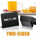 thumbnail image 4 of 20pcs 4 X 3 Inches Mini Chalkboard Table Tent Sign Chalkboard Buffet Tags Food Label For Party Tabl Wuqx, 4 of 5