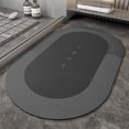thumbnail image 2 of 80 x 50cm Strong Absorption Bathtub Mat,Diatomaceous Earth Bath Mat Fast Drying Rug with Rubber Backed, 2 of 6
