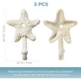 thumbnail image 2 of 3pcs Decorative Hooks for Hanging, Cast Iron Star Fish Beach Themed Wall Hooks, Retro Coastal Wall Hanger Towel Holder for Bathrooms Kitchen Bedroom Hotel Pool Coats$$Home Decor, Kitchen, & Other, 2 of 9