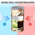 thumbnail image 2 of 20oz Coffee Tumblers Vintage Halloween Icons Pattern Stainless Steel Vacuum Insulated Travel Tumbler Coffee Cups Mug with Lid and Straw with Cleaning Brush for Cold & Hot Drinks, 2 of 5