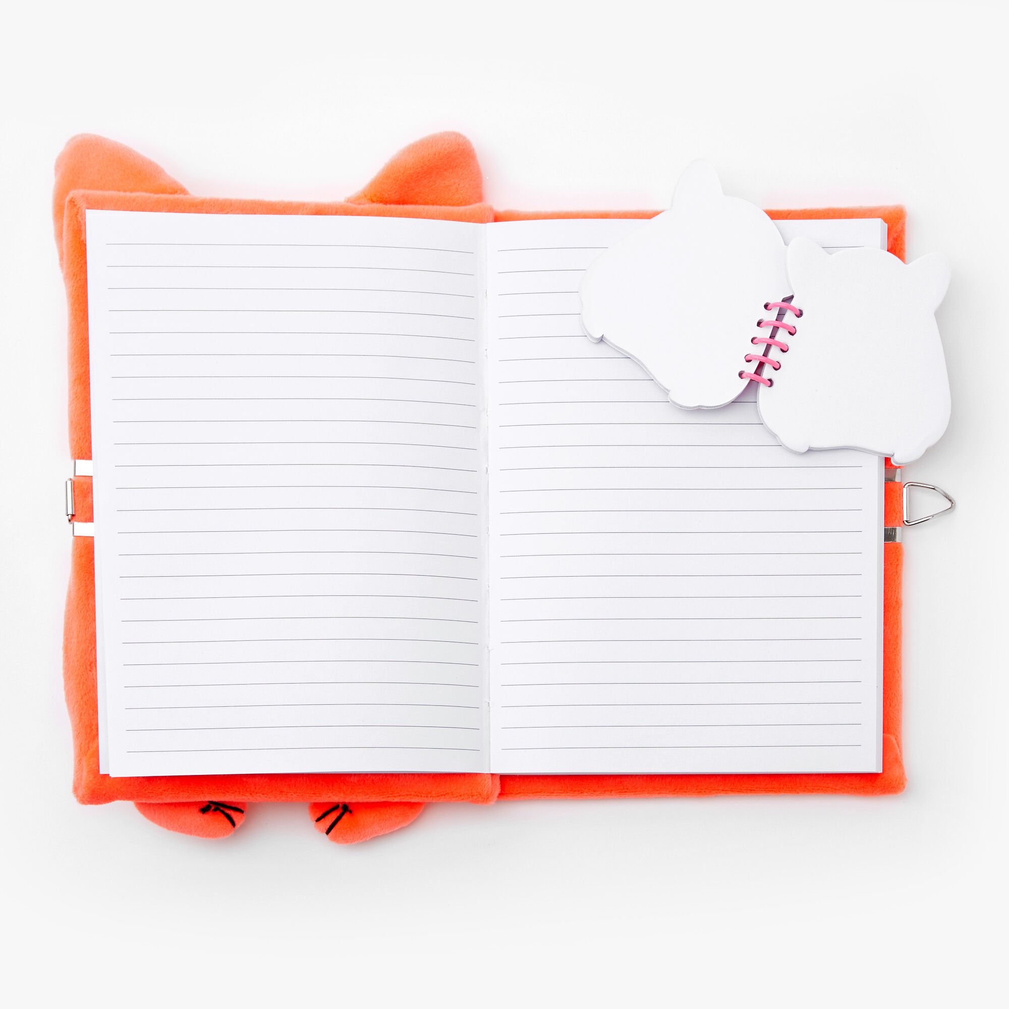 My Mandarine Locking Diary With Jungle Animals Design - Hard Cover, 240 Lined Pages, 11x14 Cm, Includes 2 Keys & Stickers