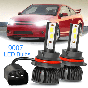 For Chevrolet Cobalt 2005 2006 2007 2008 2009 2010 LED Headlight Bulbs 9007 HB5 High and Low Beam