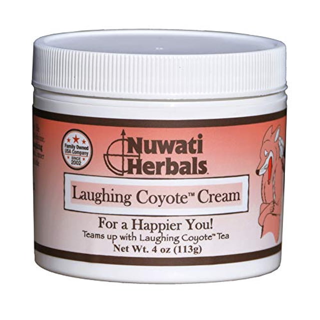 Nuwati Herbals Laughing Coyote - Crema corporal A Happier You 4 onzas