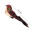 thumbnail image 4 of Artificial Birds Fake Birds Christmas Halloween Pirate Parrots Feathered Figure Decor for Crafts Jungle Garden Home Ornament Decoration, Assorted Colors, 4 of 7