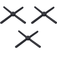 thumbnail image 1 of Salvamanteles plegables del silicón, tenedor extensible del pote del silicón del diseño compacto cruzado plegable antideslizante, 1 of 5