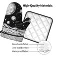 thumbnail image 4 of Bingfone Cosmic Landscape Celestial Art Print Oven Mitts Pot Holders Set 2 PCS for Kitchen for Cooking Grilling Baking BBQ Pot Holders Cook Essentials, 4 of 7