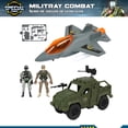 thumbnail image 4 of Juguete Set Militar con Avión de Combate, Camión Blindado y 2 Soldados con Armas, 4 of 5
