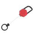 thumbnail image 1 of Porte-clés Rétractable, Porte-Clés Rétractable avec Lanière, Porte-Clés Rétractable en Fil d'Acier Inoxydable avec Boucle Mousqueton, 1 of 8