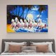 thumbnail image 4 of Póster de lienzo de siete caballos corriendo, decoración de dormitorio, paisaje deportivo, decoración de oficina, regalo, estilo marco, 20 x 30 cm, 4 of 8