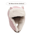 thumbnail image 3 of Yoyauz Ladies Cat Ear Beanie Winter Hat Cute Cat Knitted Hat Winter Knit Cable Ear Flap Hat for Women Girls for Outdoor, 3 of 7