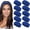 Blue, variant on Headbands for Women Stretch Fashion Bands 10 Pack Non-Slip Wraps for , , Yoga, Pilates, Running, Gym Headband, Workouts (Variety)