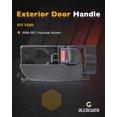 thumbnail image 2 of HUGFEGWE Passenger Door Handle, Front or Rear Right Interior Handle, Compatible with 2006-2011 Hyundai Accent | Replace# 82620-1E000, 826201E000, Textured Gray Inner Handle, Inside Door CJ25311-13684, 2 of 7