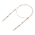 thumbnail image 6 of Eyeglasses Chains Sets Neck Strap for Eyeglasses with Brass Cable Chains Bicone Glass Beads 304 Stainless Steel Lobster Claw Clasps and Rubber Loop Ends Golden Mixed Color 31.89 inch 8pcs/set 1Set, 6 of 9