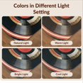 thumbnail image 7 of Design&I 8'x10' Washable Area Rug Vinyl Retro Record Music Cd Concentric Grooves Abstract Round for King Size Bedroom, Under Bed, Sleek Flatweave Pet Friendly, 7 of 7