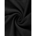 thumbnail image 5 of INSPIRE CHIC Women's Ruffle Nightshirt Maternity Sleeveless Sleepshirt Pleated Loose Nightgown M Black, 5 of 6