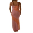 thumbnail image 3 of Women Sleeveless Knitted Long Dress Tie Dye Spaghetti Strap Backless Sling Maxi Dresses, 3 of 6