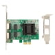thumbnail image 1 of TXA108 82571 Tarjeta de red Gigabit de 2 puertos RJ45 PCI Ex1 a 2 RJ45 Tarjeta de red de servidor de 10/100/1000 Mbps para PC de escritorio, 1 of 10