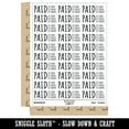 thumbnail image 2 of Paid Details Cash Check Credit Invoice Sticker Set - White - Gloss Finish - 1.75" Medium, 2 of 7