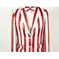 thumbnail image 3 of Mens 2 Button Red & White Stripes American Flag 4th of July Patriotic Blazer By Alberto Nardoni, 3 of 3