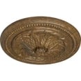 thumbnail image 3 of Ekena Millwork 16"OD x 2 1/4"P Wigan Ceiling Medallion, Hand-Painted Rubbed Bronze, 3 of 6