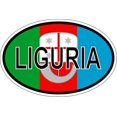 thumbnail image 1 of Autocollant sticker ovale oval drapeau code pays italie ligurie, 1 of 1