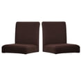 thumbnail image 1 of Matsuzay Paquete de 2 fundas para sillas de oficina a cuadros, funda protectora elástica resistente al desgaste, muebles de oficina para las cuatro Decoración del hogar marrón Matsuzay HA012491-03, 1 of 5