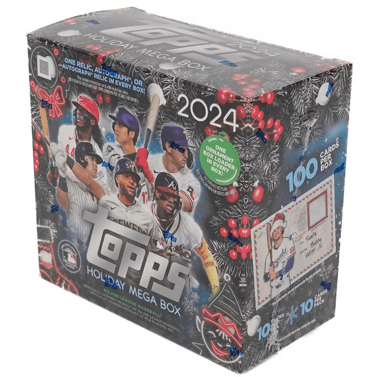 2024 MLB Topps Holiday Baseball Mega Box! - Walmart.com