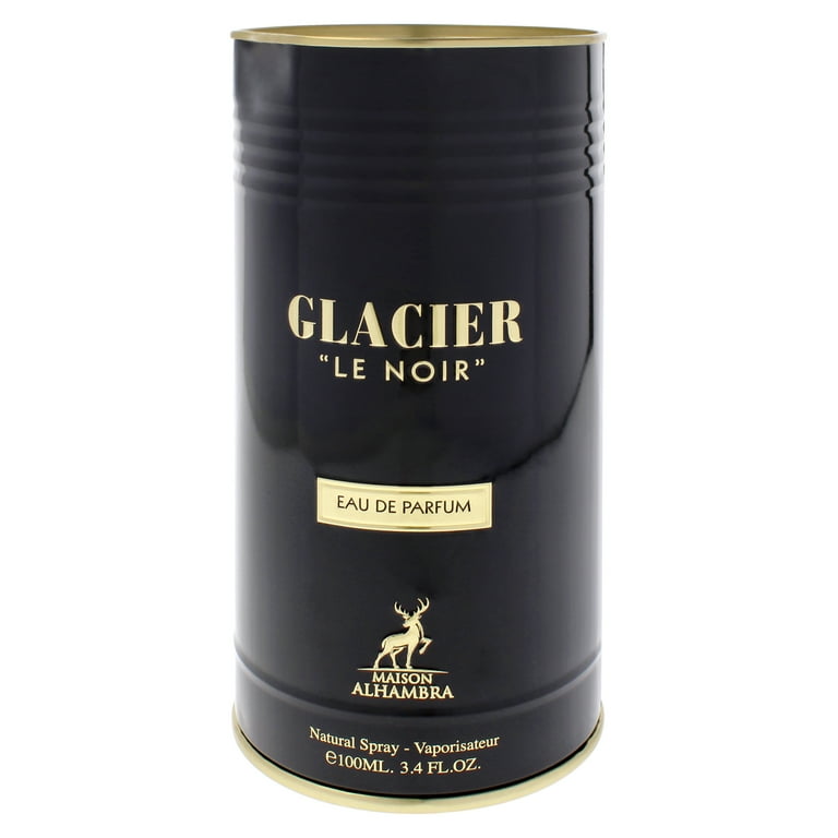香水(男性用) Alhambra Glacier le Nior (JPG le male) Maison Alhambra Men's Glacier Le Noir EDP Spray, Woody Oud