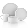 thumbnail image 2 of Stone Lain Albie Rustic Stoneware Dish Set, 32-Piece Round Dishes for 8, Snow White, 2 of 6