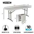 Lifetime 6ft HeavyDuty Plastic Foldable Table, Commercial Grade