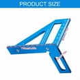 thumbnail image 5 of 45 90 Degree Carpentry Triangular Square Ruler Protractors Tool for Precise Measuring in Furniture Making & Construction, 5 of 13