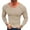 Khaki, variant on Lovskoo 2024 Men's Sweaters Pullover Winter Long Sleeve Solid Color Round Neck Sweater Tops Khaki