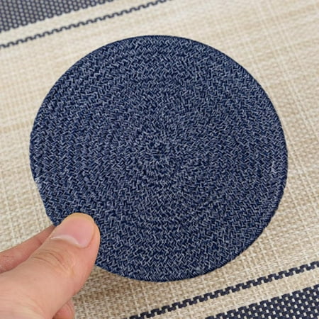 

Yutnsbel Hand-Woven Cotton Rope Anti-Scald Heat-Insulating And Heat-Resistant Home Dining Table Mat And Coater