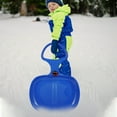 thumbnail image 4 of Dengmore Snow Sled Board for Kids Outdoor Portable Toboggan Downhill Sleds Snowboard Sleigh Winter Plastic Skiing Boards with Handlefor Kids Snow Grass and Sand Boarding, 4 of 8