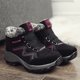 thumbnail image 1 of Botas de nieve con forro polar, cálidas, para mujer, de algodón, de grosor medio, para exteriores, informales, de talla grande, 1 of 6