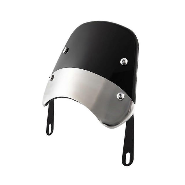 Windshield Motorcycle Wind Deflector Universal Windshield For SV1000 Bandit 250 CB550 RZ250R SRX600 6.5'9.45' Headlight Black