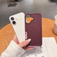 thumbnail image 2 of ShellTech Magnetic Phone Case for iPhone 16, Shockproof Dropproof Heavy Duty Protection Full Body Rugged Slim & Tough Durable Cover for Women Girls, Compatible with Magsafe,Winered, 2 of 8