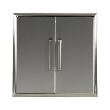 Coyote Outdoor Living - 26" Double Access Doors - Silver