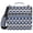 Elegant Indigo Ikat Print, variant on Haosy 3 Ring Zipper Binder with Shoulder Strap Waterproof Trapper Keeper 2 Inch D-Ring 500 Sheets Capacity, Elegant Indigo Ikat Print