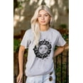 thumbnail image 3 of Celestial Sun Symbolic Spirit Animal Women's Graphic T Shirt Tees Brisco Brands S, 3 of 5