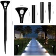 thumbnail image 2 of Luz solar para exteriores con sensor de movimiento a prueba de agua IP65, luces para exteriores con energía solar Luz de seguridad regulable inalámbrica Foco solar LED para jardín Camino Patio Patio Entrada de entrada Zhivalor WXOTTO-SYJ-1277, 2 of 5