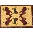 thumbnail image 1 of Ahgly Company Indoor Rectangle Animal Brown Traditional Area Rugs, 5' x 8', 1 of 4