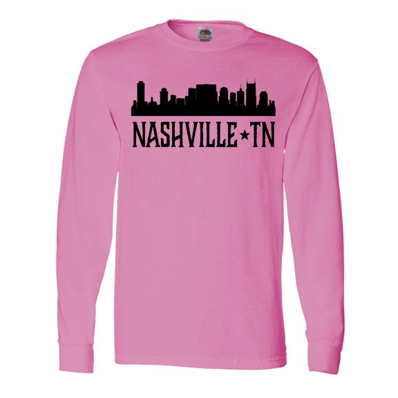Inktastic Nashville Tennessee City Skyline Long Sleeve T-Shirt