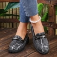 thumbnail image 6 of Women's Chunky Loafers, Platform Comfortable Slip-On Dressy Business Casual Shoes, 6 of 6