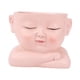 thumbnail image 1 of Maceta decorativa con forma de cara, maceta de resina, ideal para sala de estar, oficina o jardín., 1 of 9