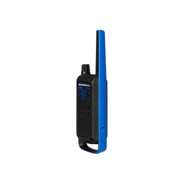 Motorola Talkabout T800 - Portable - two-way radio - FRS - 462 - 467 MHz -  22-channel - black, blue (pack of 2)