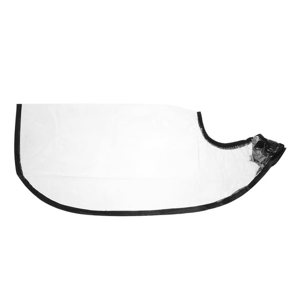 Yardwe 2Pcs Professional Hair Washing Tool Adjustable Shower Cap Transparent Plastic For Elderly And Adults